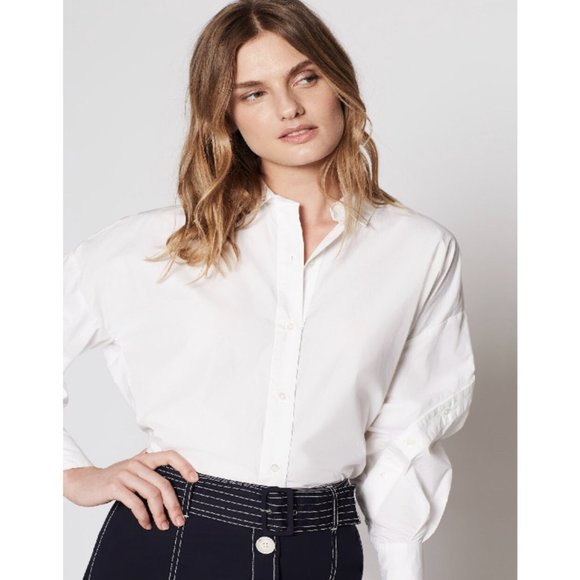 Joie Dangela Billow Sleeve Button Blouse - Picture 3 of 12